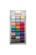 Set ață pentru cusut 24 papiote x 20m multicolor