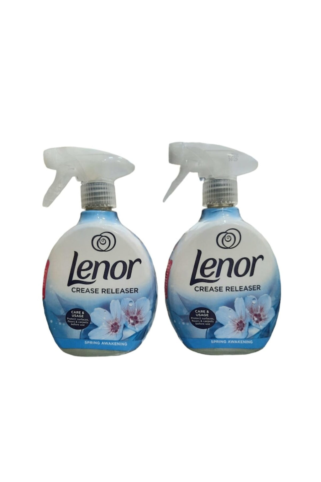 Pachet 2 x Spray eliminare cute haine fara calcare Lenor Spring 500 ml