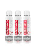 Pachet 3 x Deodorant Spray Borotalco , Pure 0 % Aluminum Salt , 150 ml