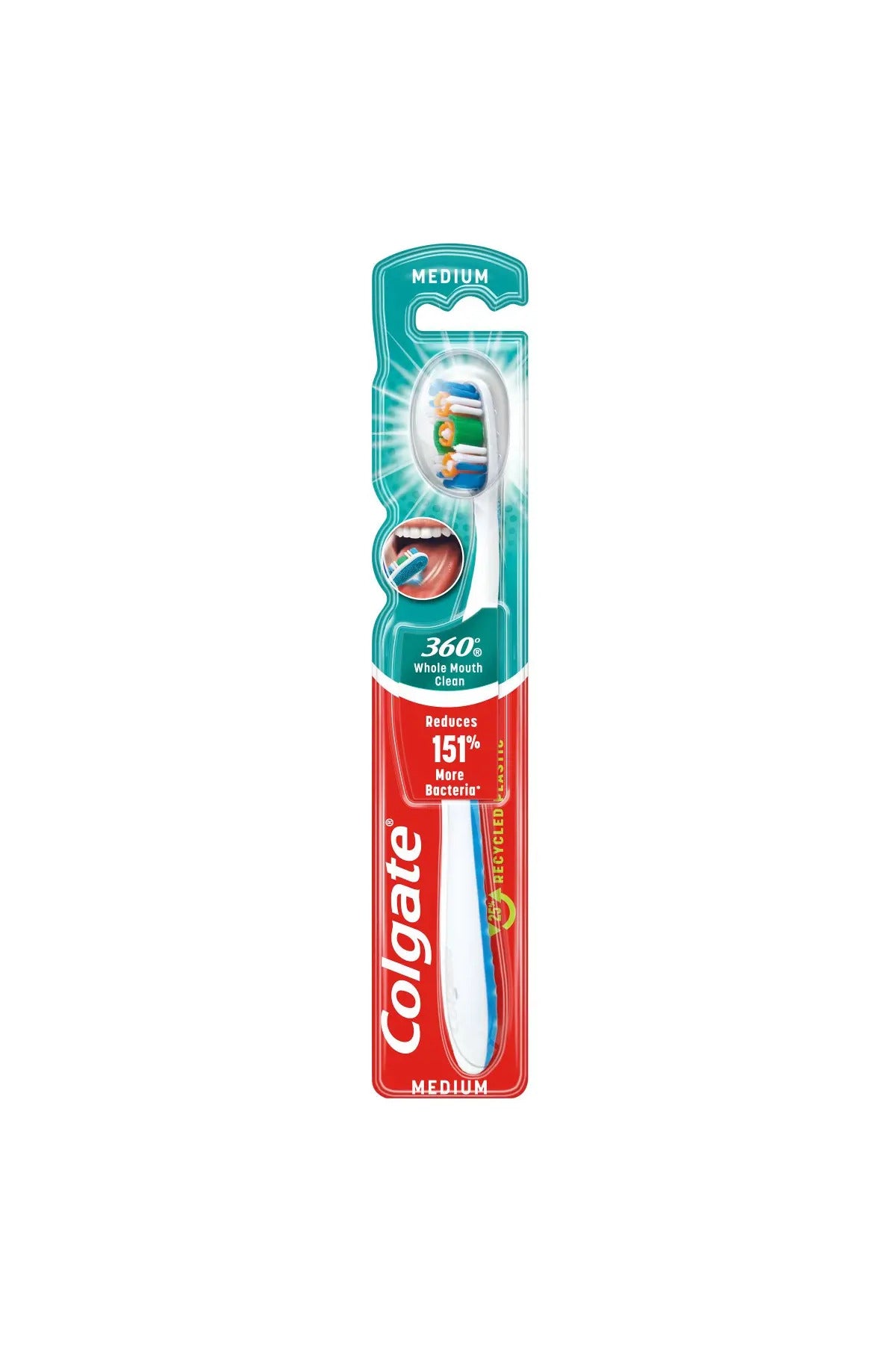 Periuță dinți 360 Whole Mouth Clean Medium peri medii