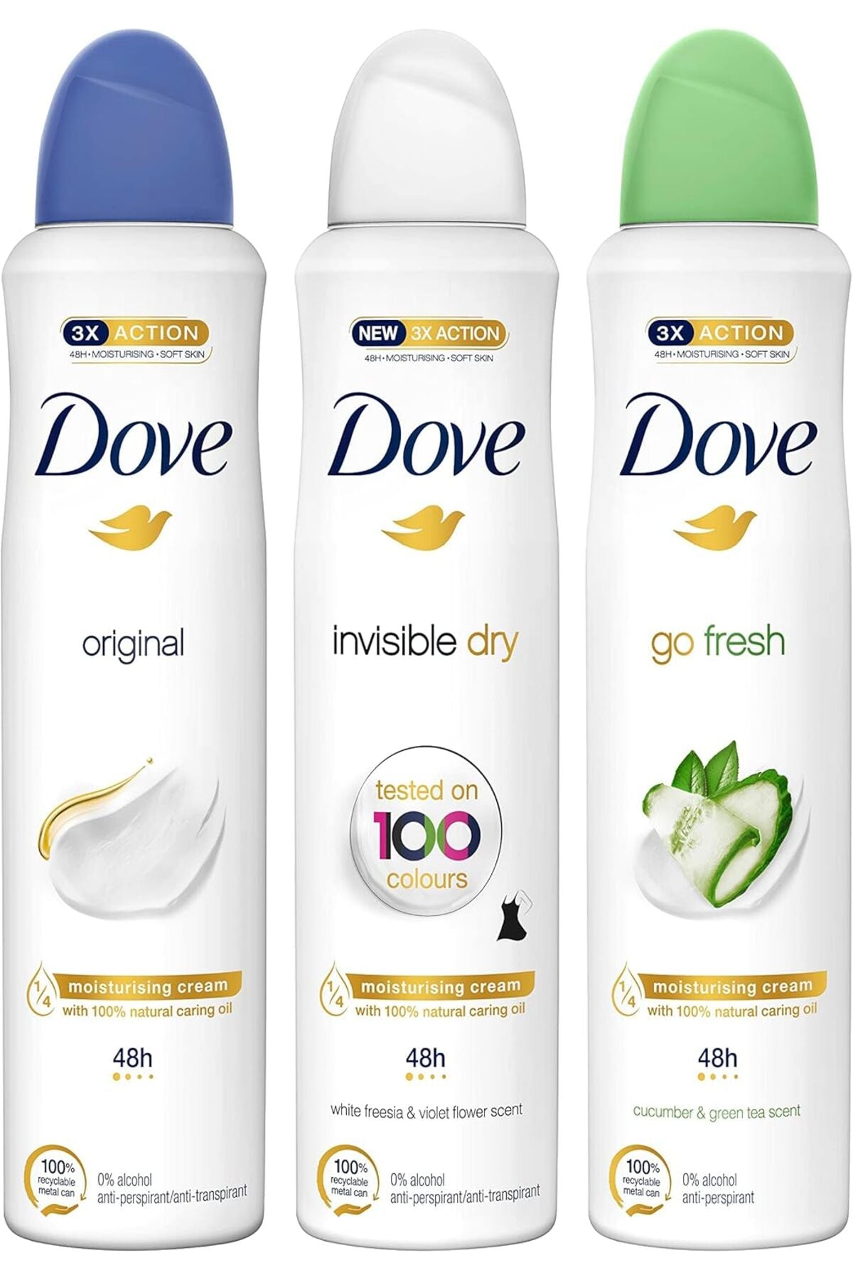 Deodorant Antiperspirant Spray Mix Original Go Fresh Castravete Lime