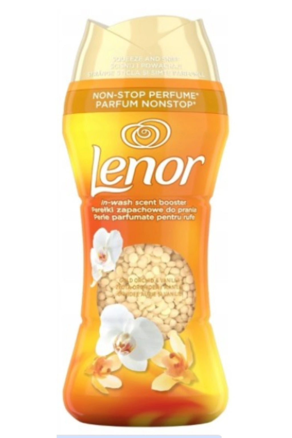 Perle parfumate pentru rufe Lenor Gold Orchid si Vanilla 270 gr