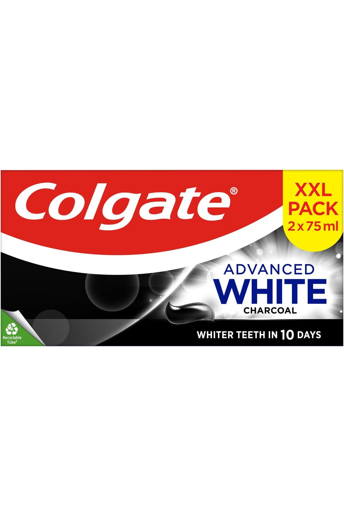 Pastă de dinți Advanced White Charcoal 2x75ml