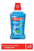 Apa de gura Plax Cool Mint Colgate (500ml) x 3 bucati