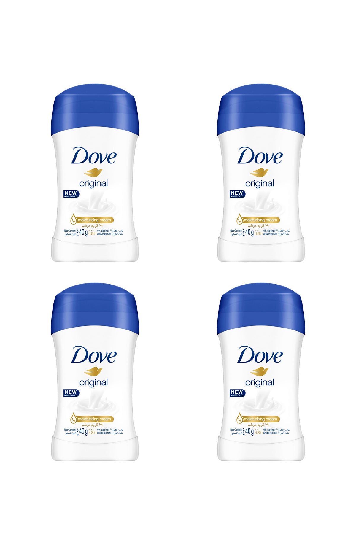 Stick antiperspirant original pentru femei - 40 g X 4