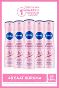 Nivea Pearl & Beauty Deodorant spray femei 150ml protecție 48h, x5