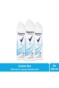 Deodorant spray pentru femei Cotton Dry 150 ml X3 bucăți