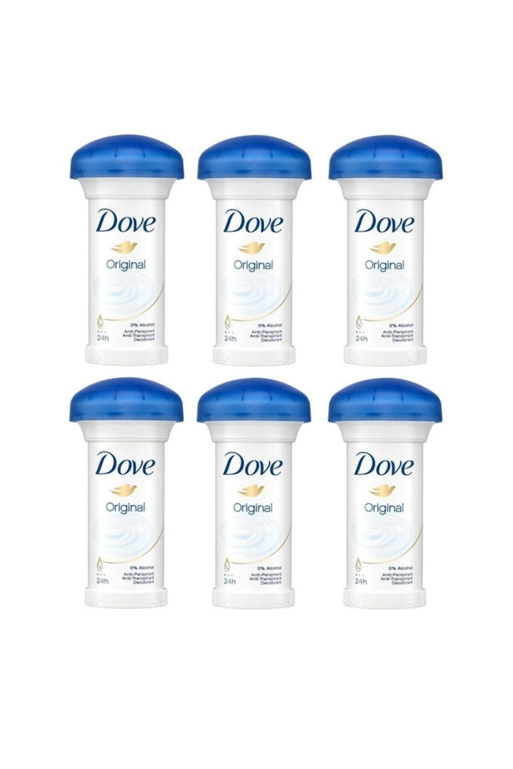 Set 6 buc Deodorant Antiperspirant Stick 24h Dove Original 50ml
