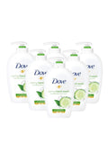 Set 6x Săpun lichid cu castravete și ceai verde 1/4 cremă hidratantă