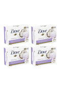 Set Sapun Relaxing, Coconut Milk & Jasmine Petals Scent, 4 bucati x 90g
