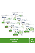 Dove Fresh Touch Săpun solid hidratant 90g x8