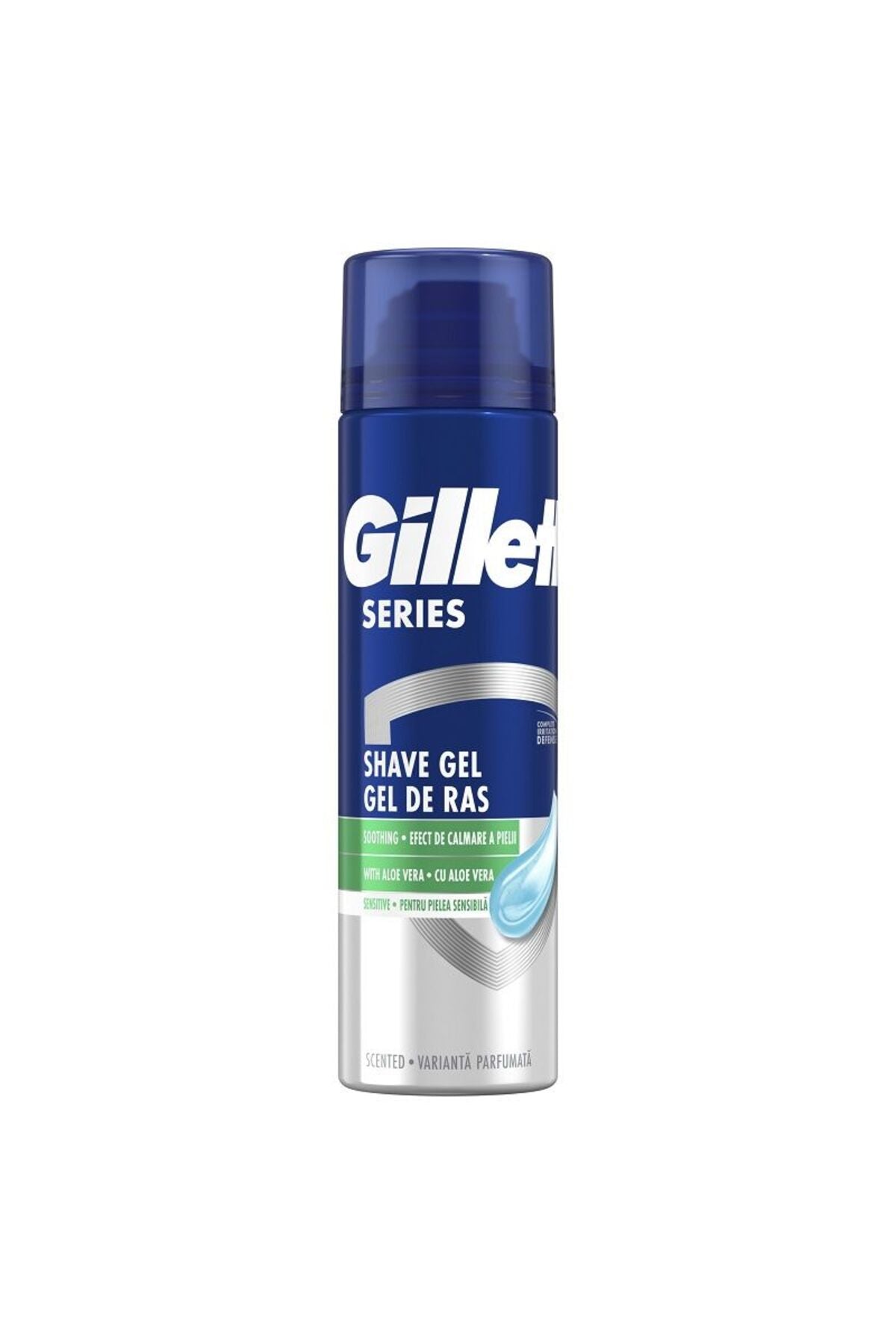 Gel de bărbierit Gillette Series Aloe Vera liniștitor 200ml