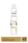 DOVE DEO 250ML Women Coconut & Jasmine x 3 bucăți