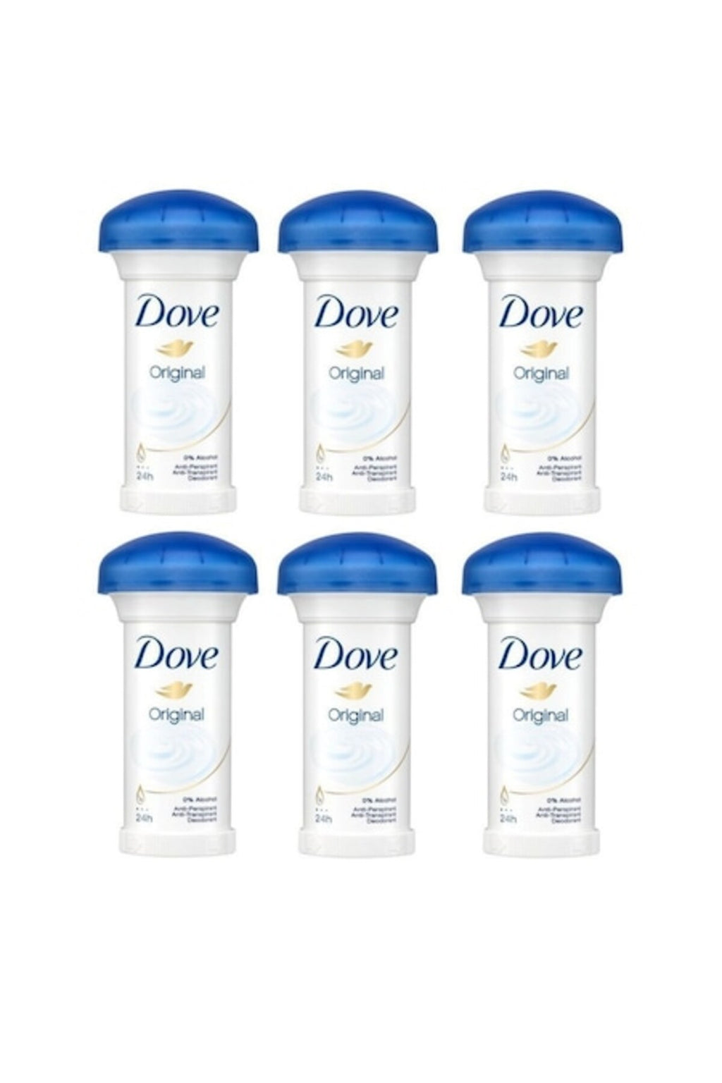 Set 6 buc Deodorant Antiperspirant Stick 24h Dove Original 50ml