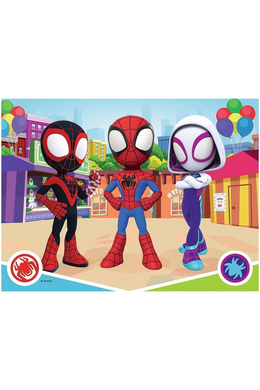 Puzzle Trefl Spidey Amazing Friends, 30 piese, 27x20 cm, 3 ani+