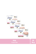 Săpun solid Cremă de vanilie roz 90g - Set 4 bucăți