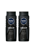 Set Gel de Dus Men Deep Black, cu Argila Microfina, 2 Bucati x 500 ml