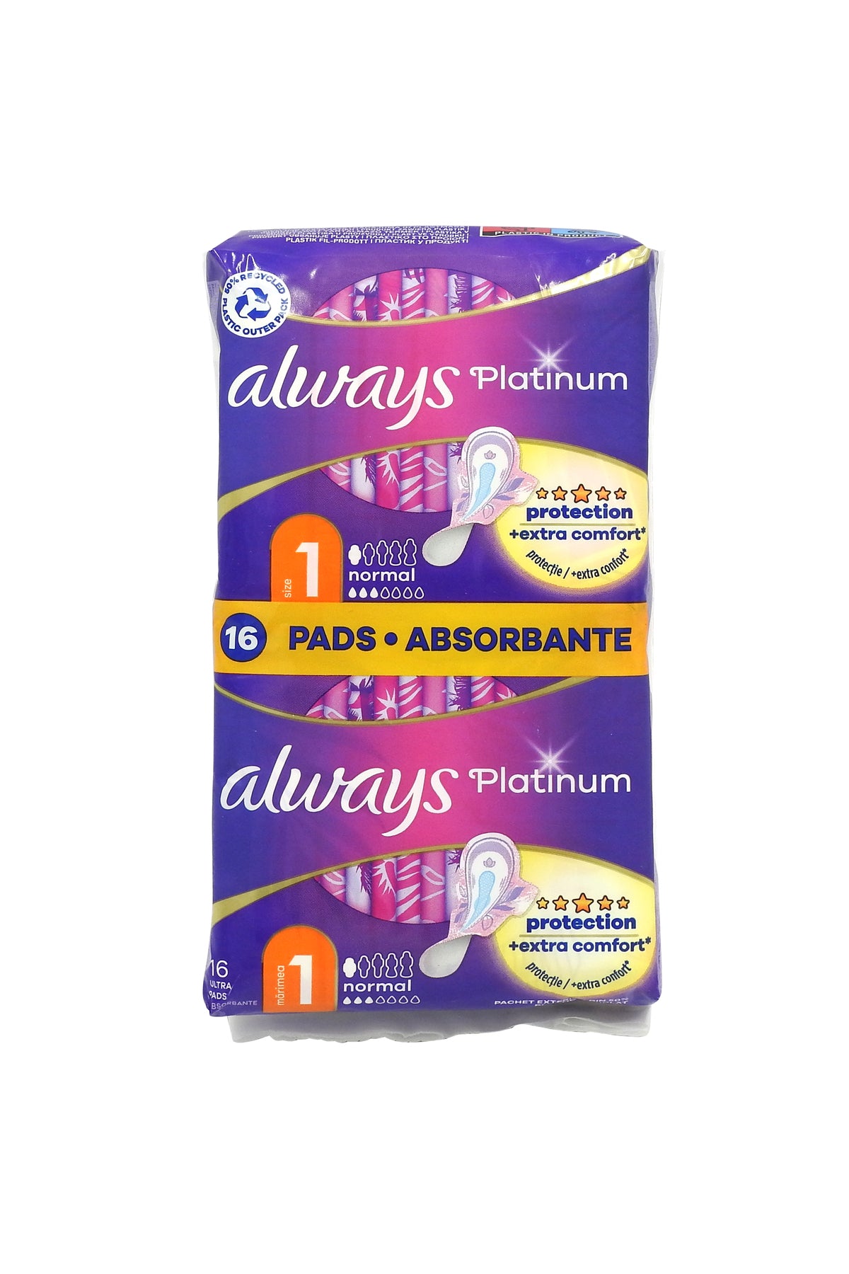 ABSORBANTE 16BUC PLATINUM ULTRA NORMAL PLUS