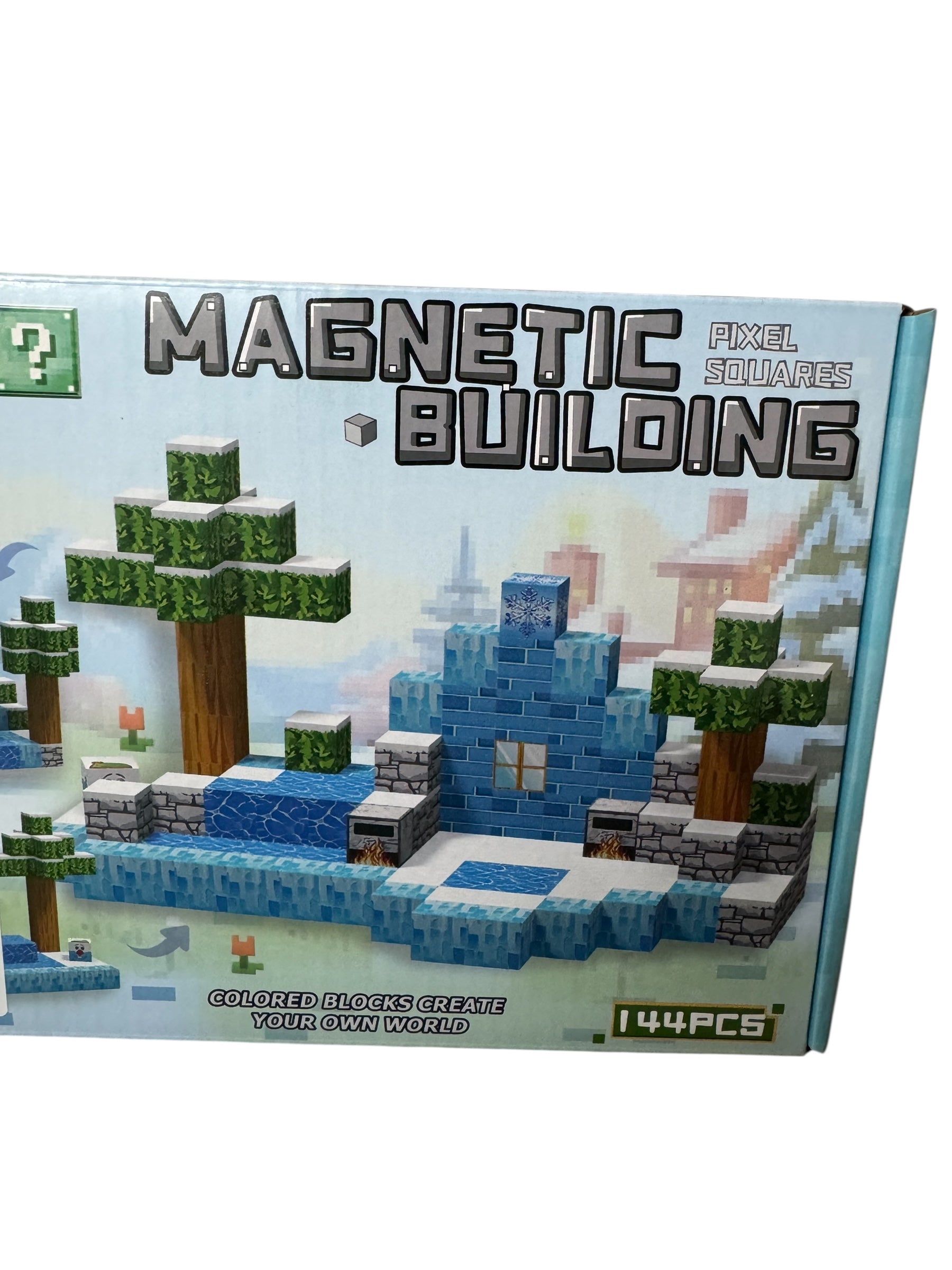 Set construcție Magnetic Building – 144 piese, cuburi magnetice Pixel Squares, 3+ ani