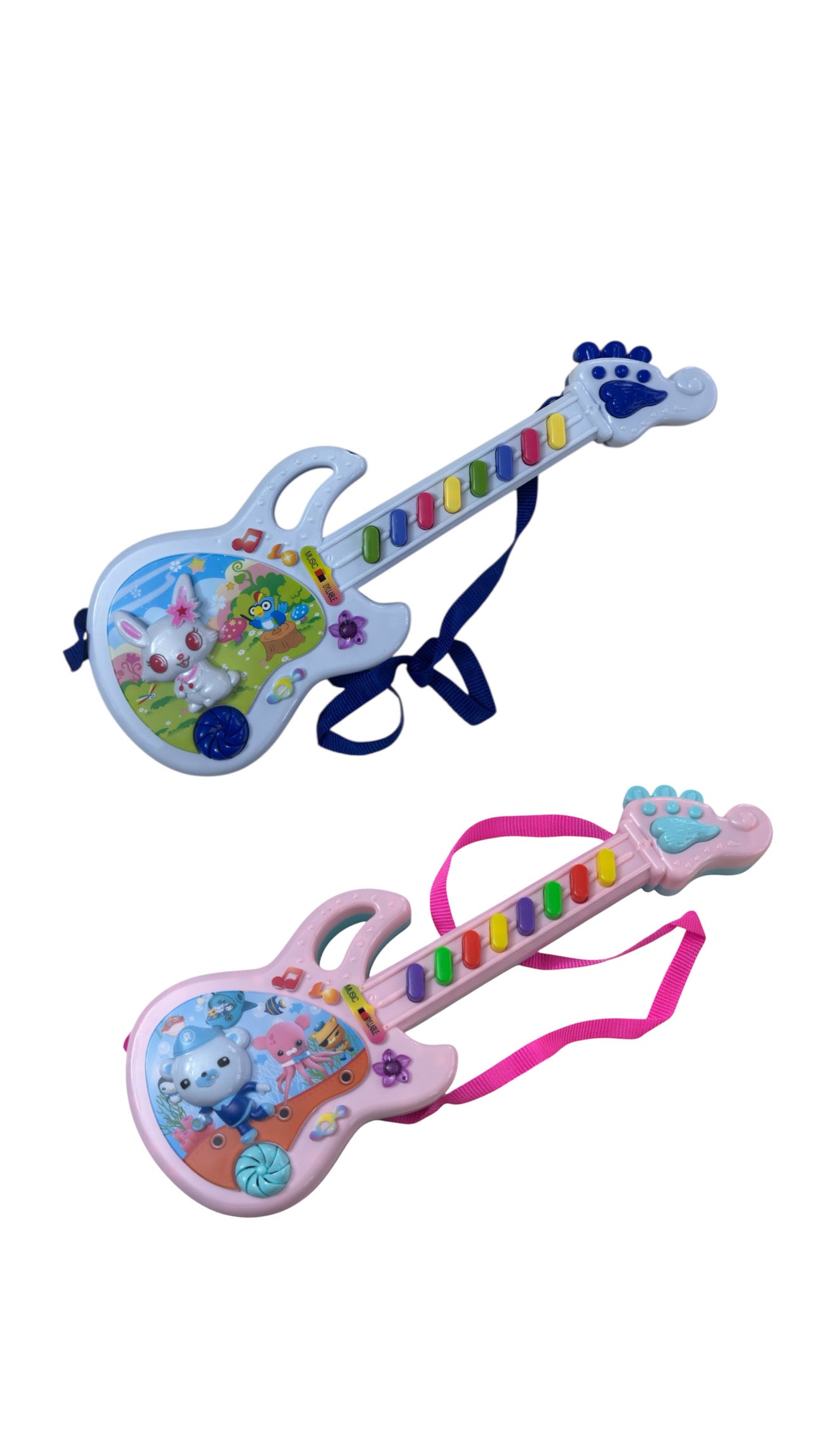 Chitară muzicală electronică de Jucărie pentru copii cu sunete și curea