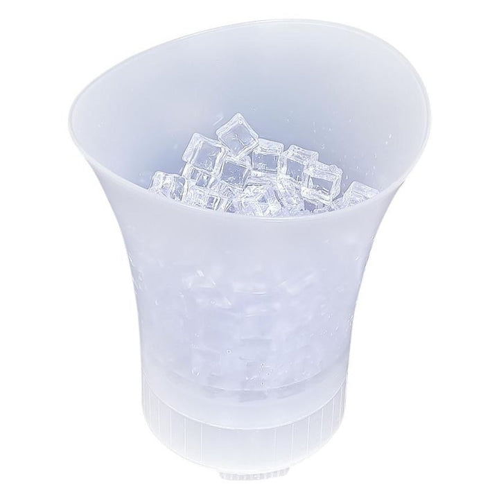 Frapieră LED pentru Gheață și Șampanie cu Boxă Bluetooth Integrată, 7L, Iluminare Multicoloră RGB
