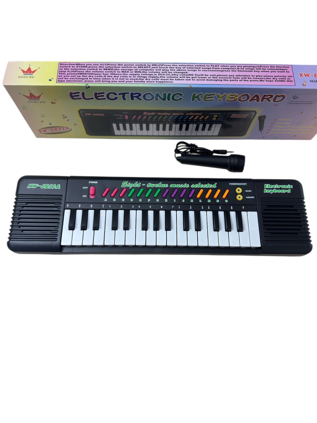 Orga Electronică cu 32 de Clape, Karaoke, 2 Voci și 15 Melodii