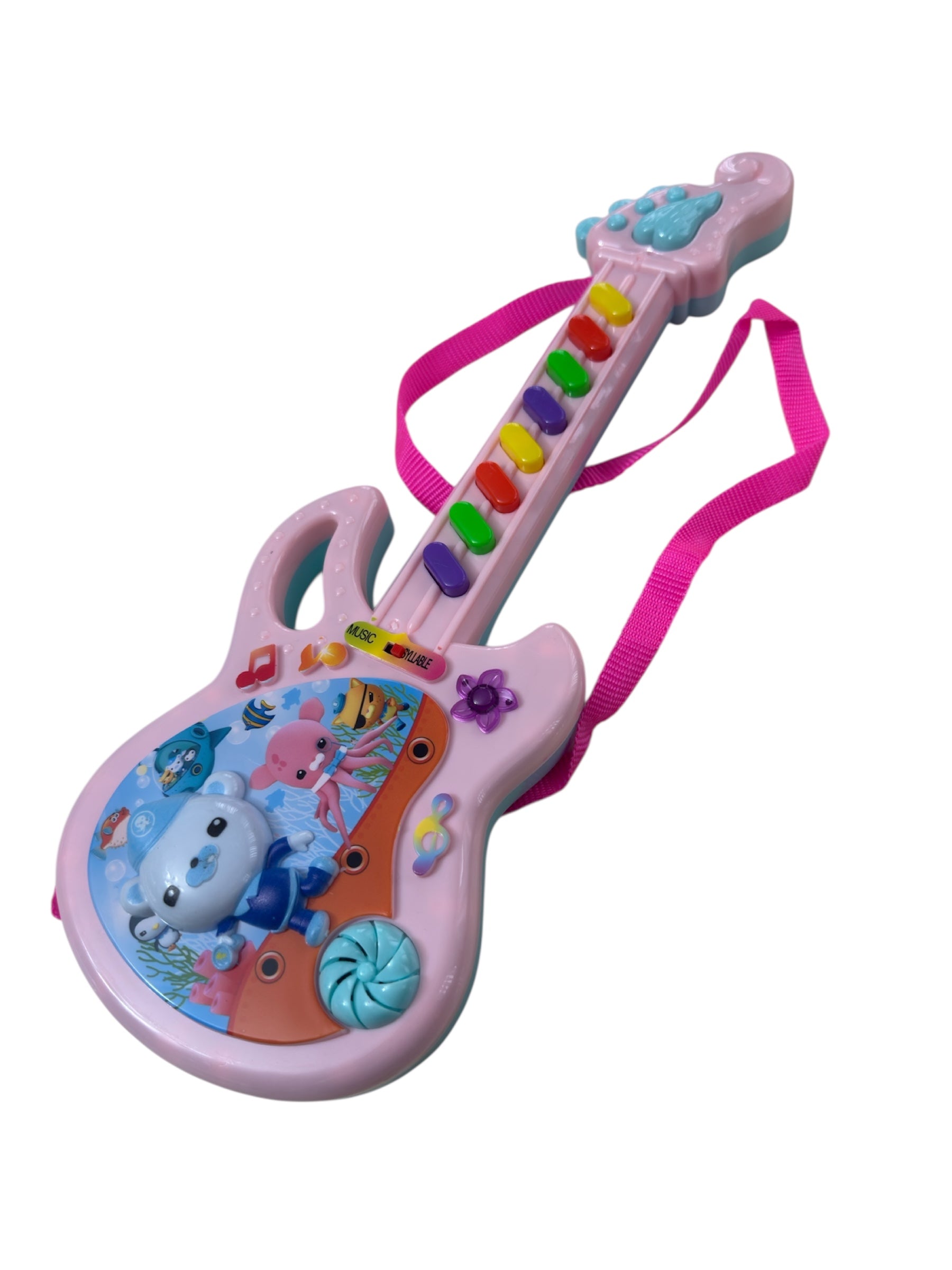 Chitară muzicală electronică de Jucărie pentru copii cu sunete și curea