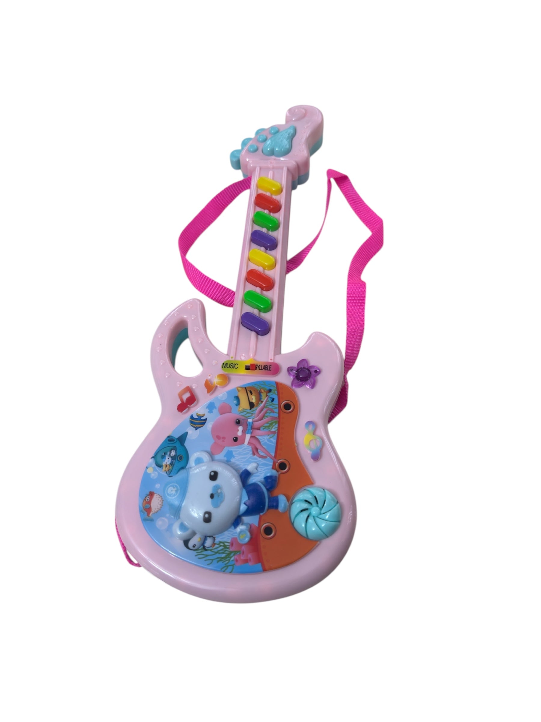 Chitară muzicală electronică de Jucărie pentru copii cu sunete și curea