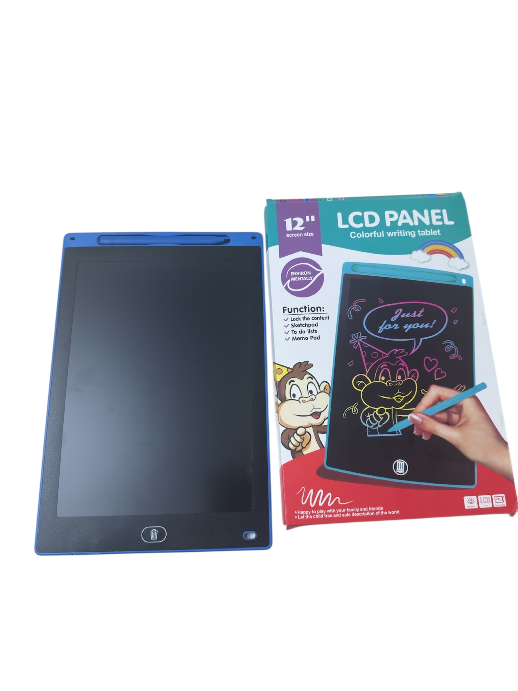 Tabletă de scris LCD 12 inch cu stilou – reutilizabilă