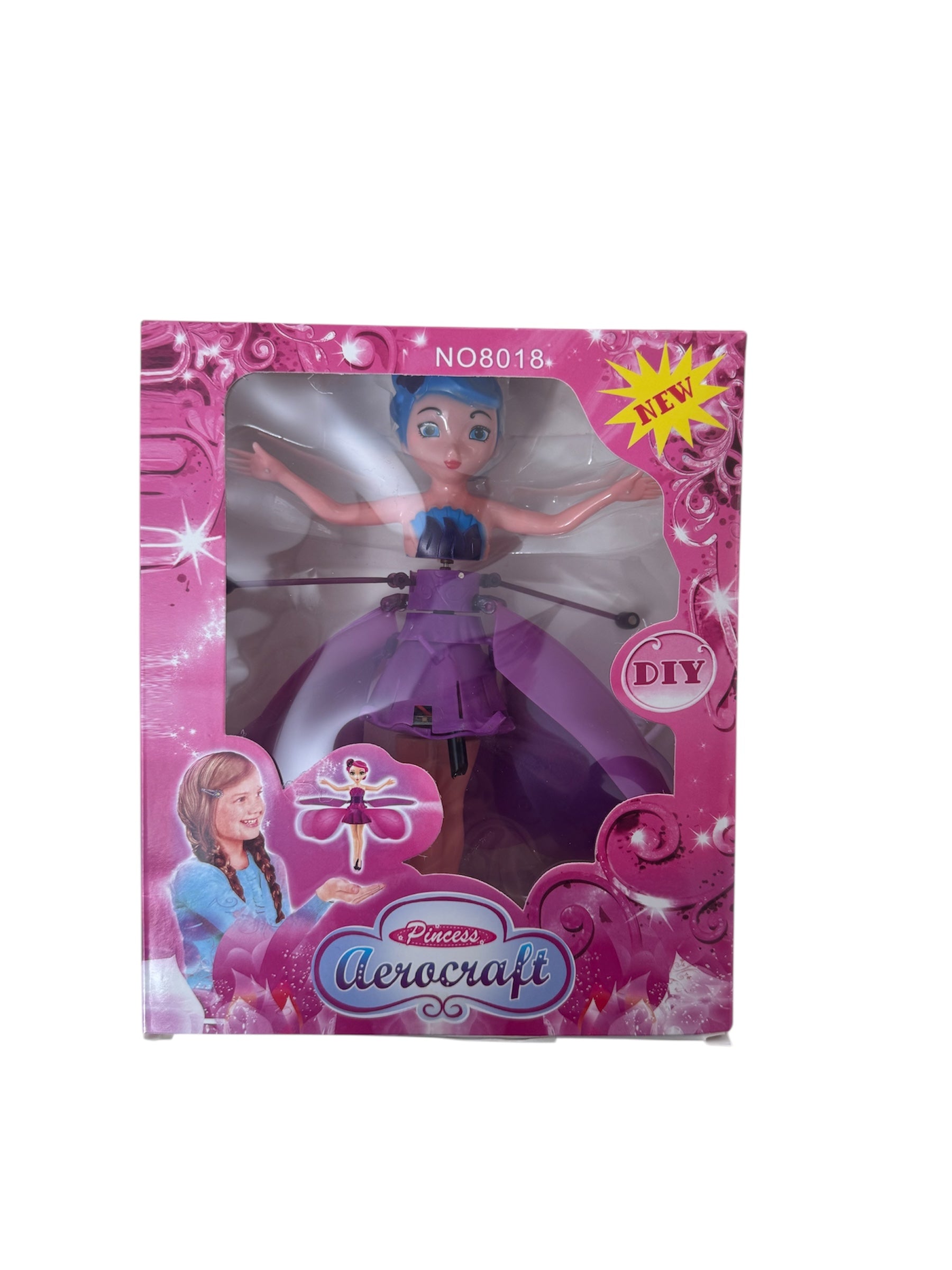 Păpușă zburătoare tip Dronă Princess Aerocraft