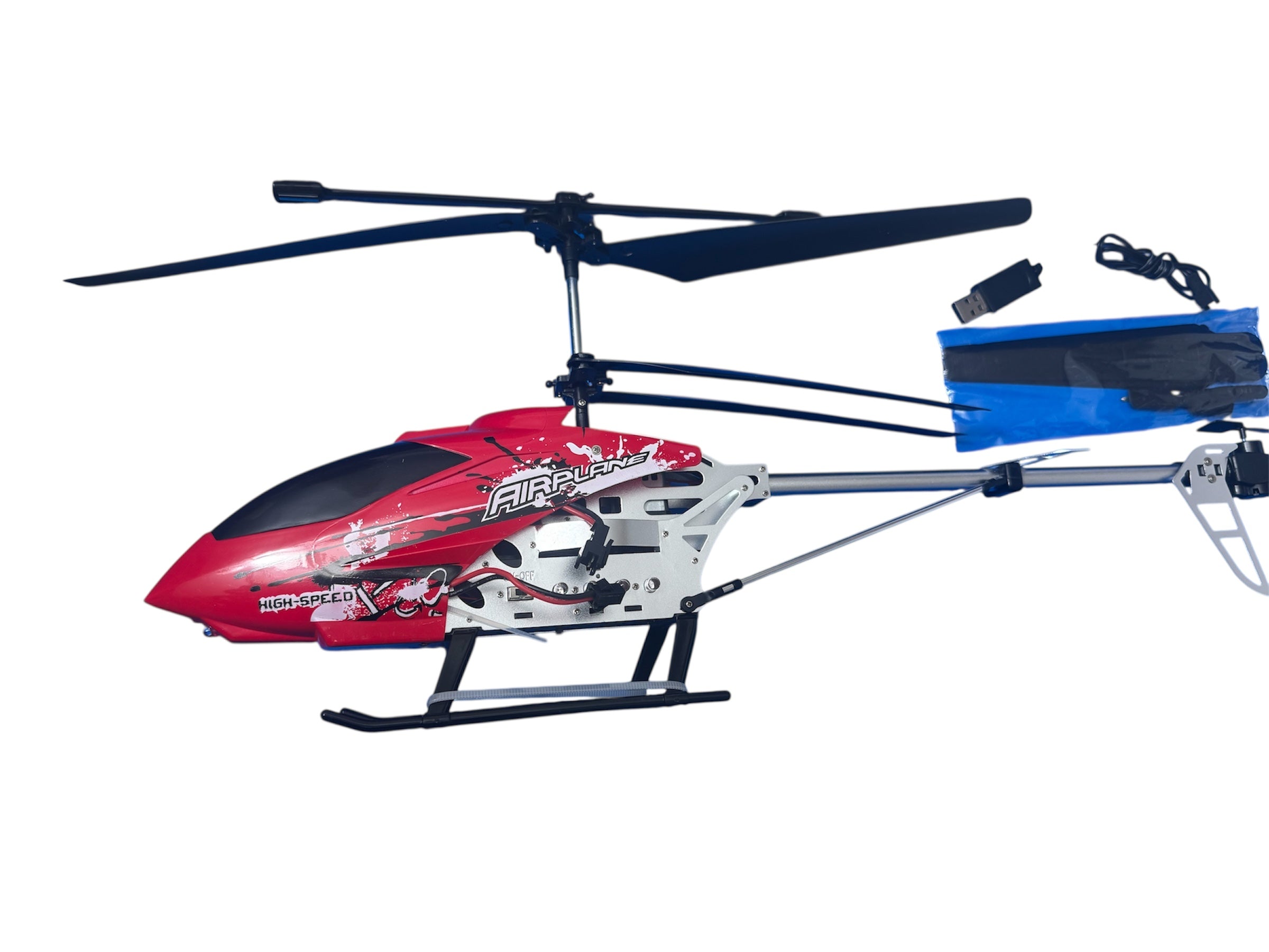 Elicopter cu Telecomandă RC – 3.5 Canale, Zbor Interior, Lumini LED