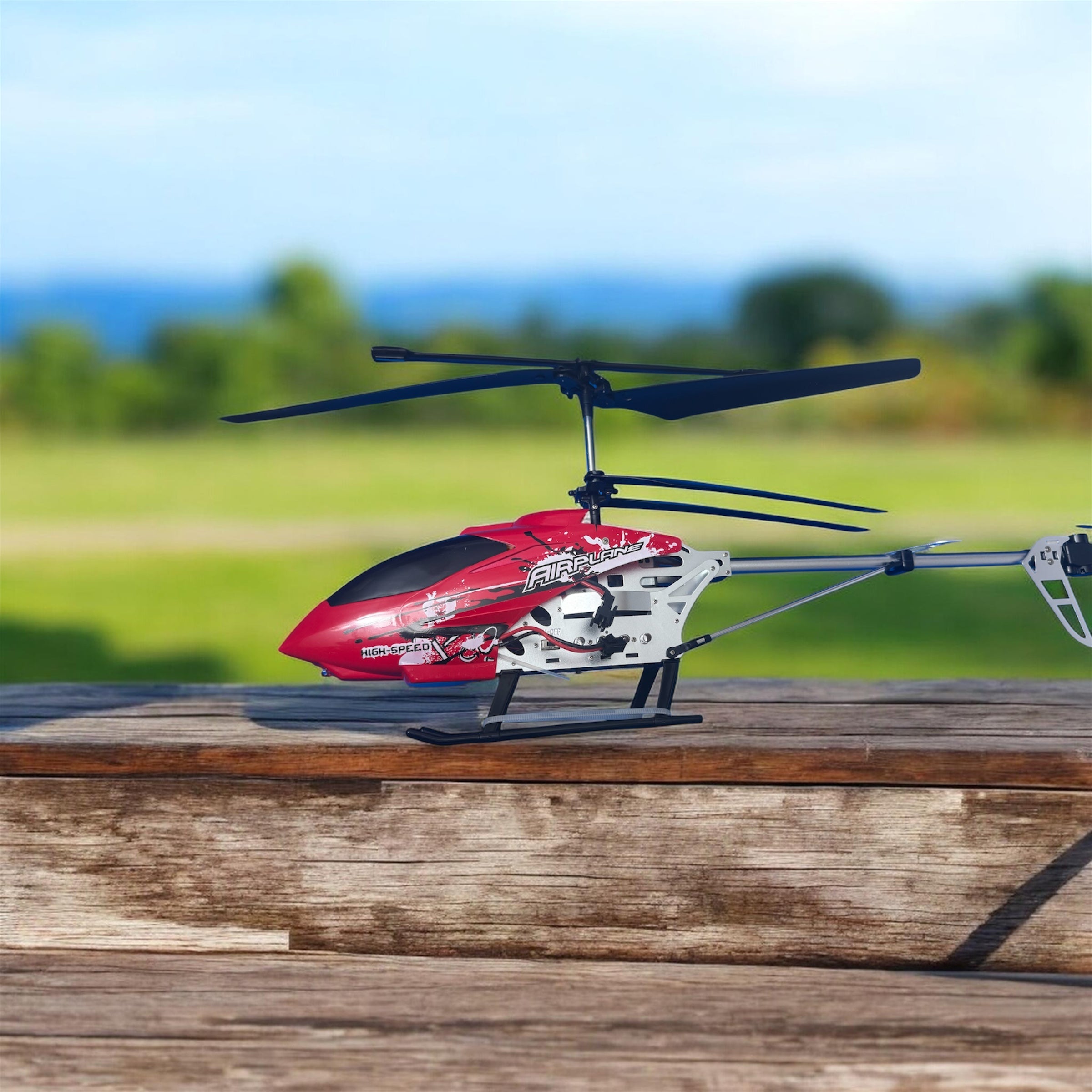 Elicopter cu Telecomandă RC – 3.5 Canale, Zbor Interior, Lumini LED