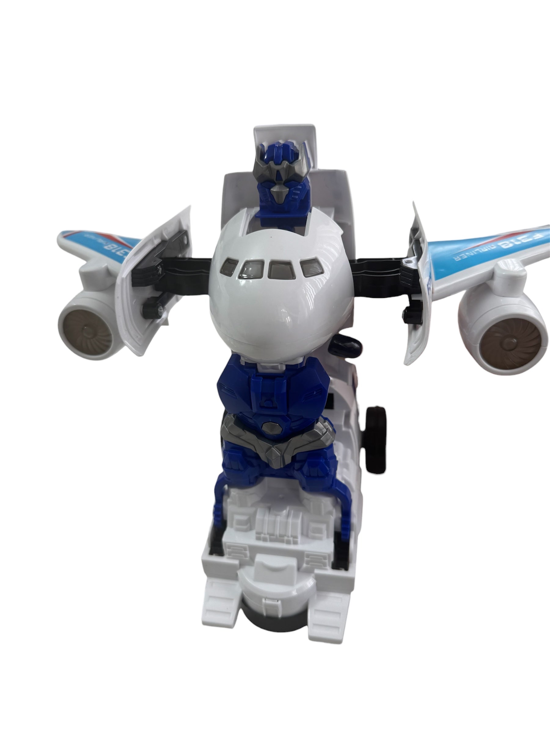 Jucărie transformabilă Avion – Robot, cu lumini și sunete