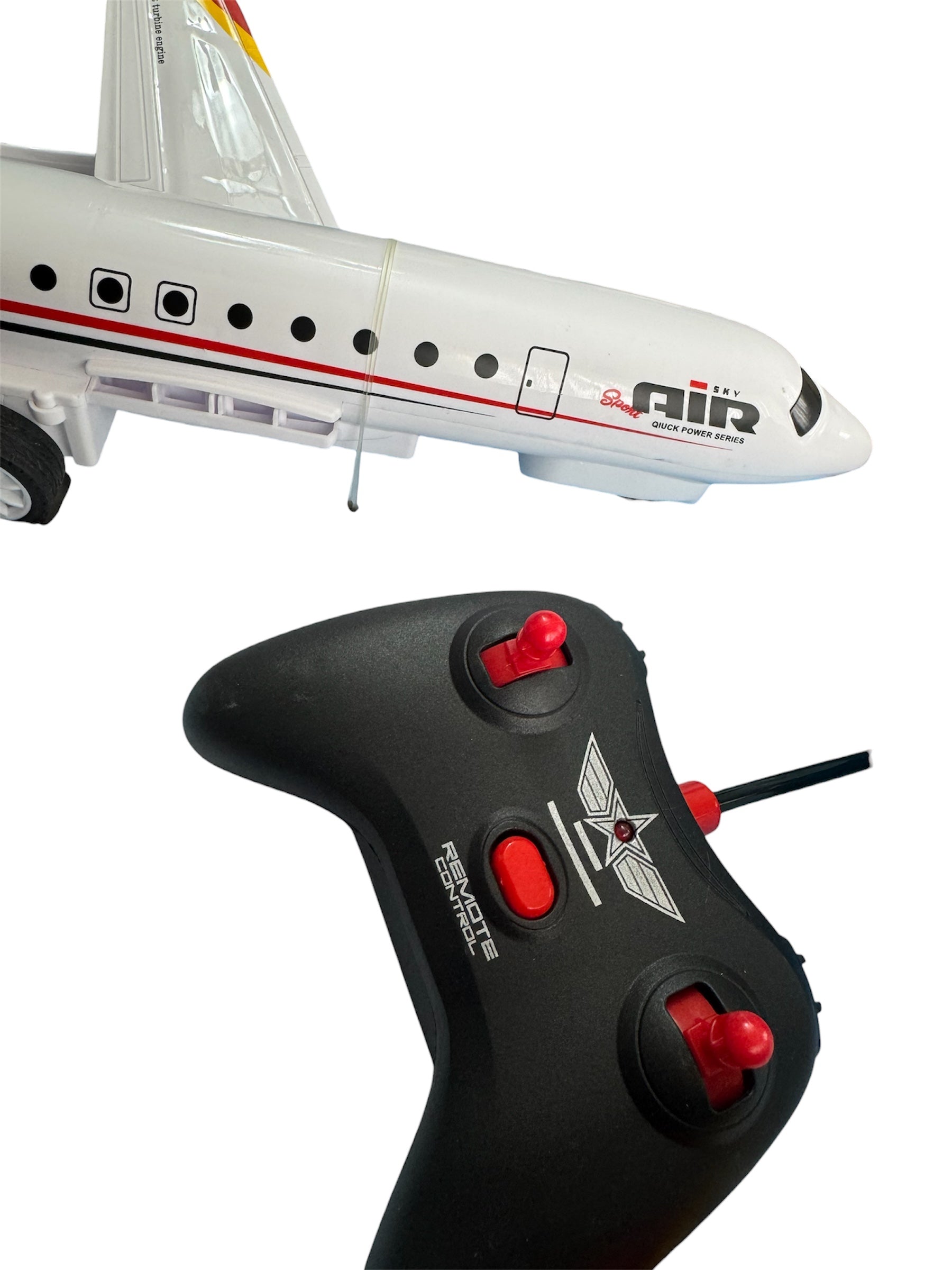 Avion cu Telecomandă RC, Lumini, Scară 1:92