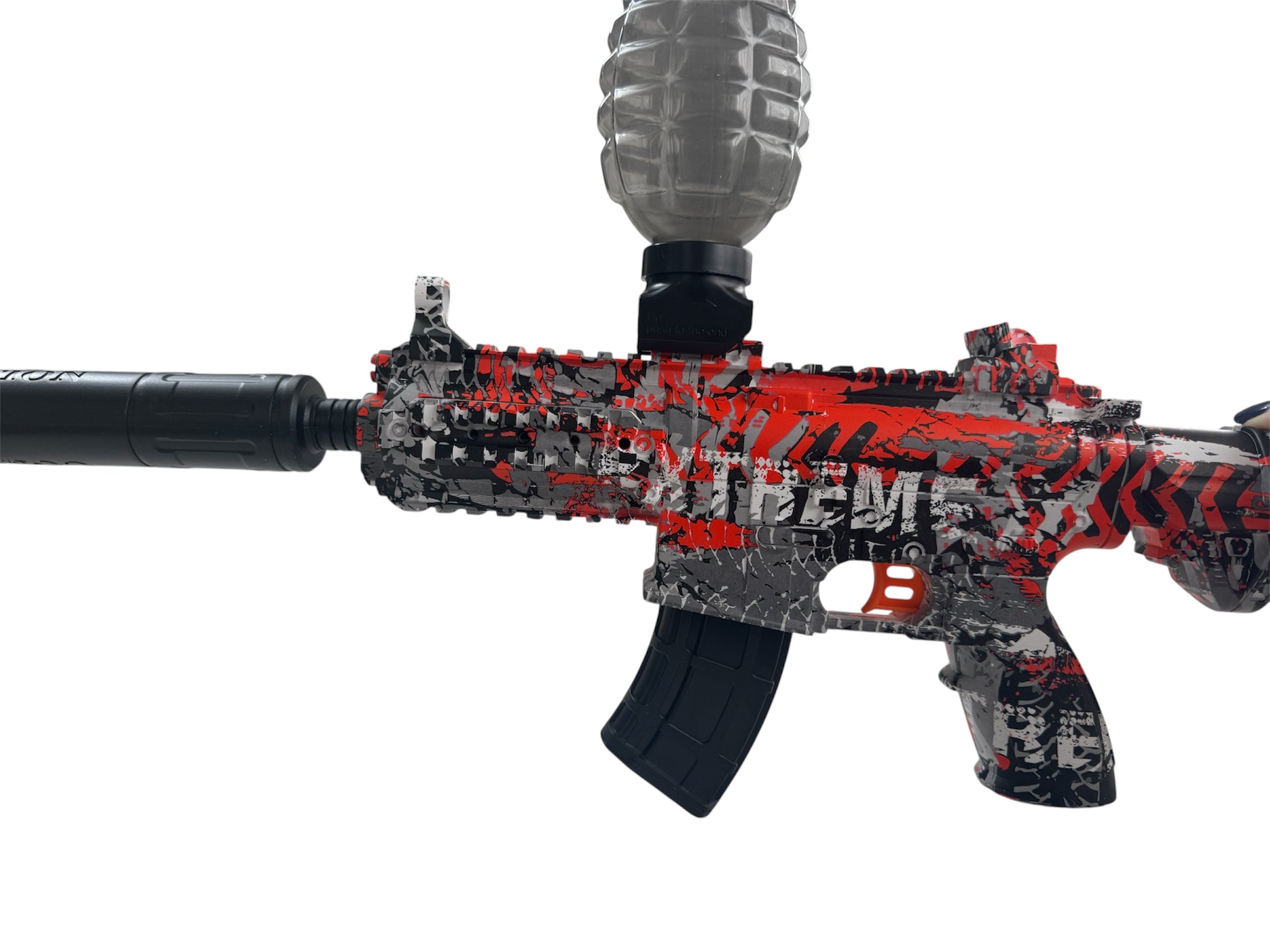 Pistol electric cu bile cristal 7–8 mm, model M416 – set complet cu accesorii