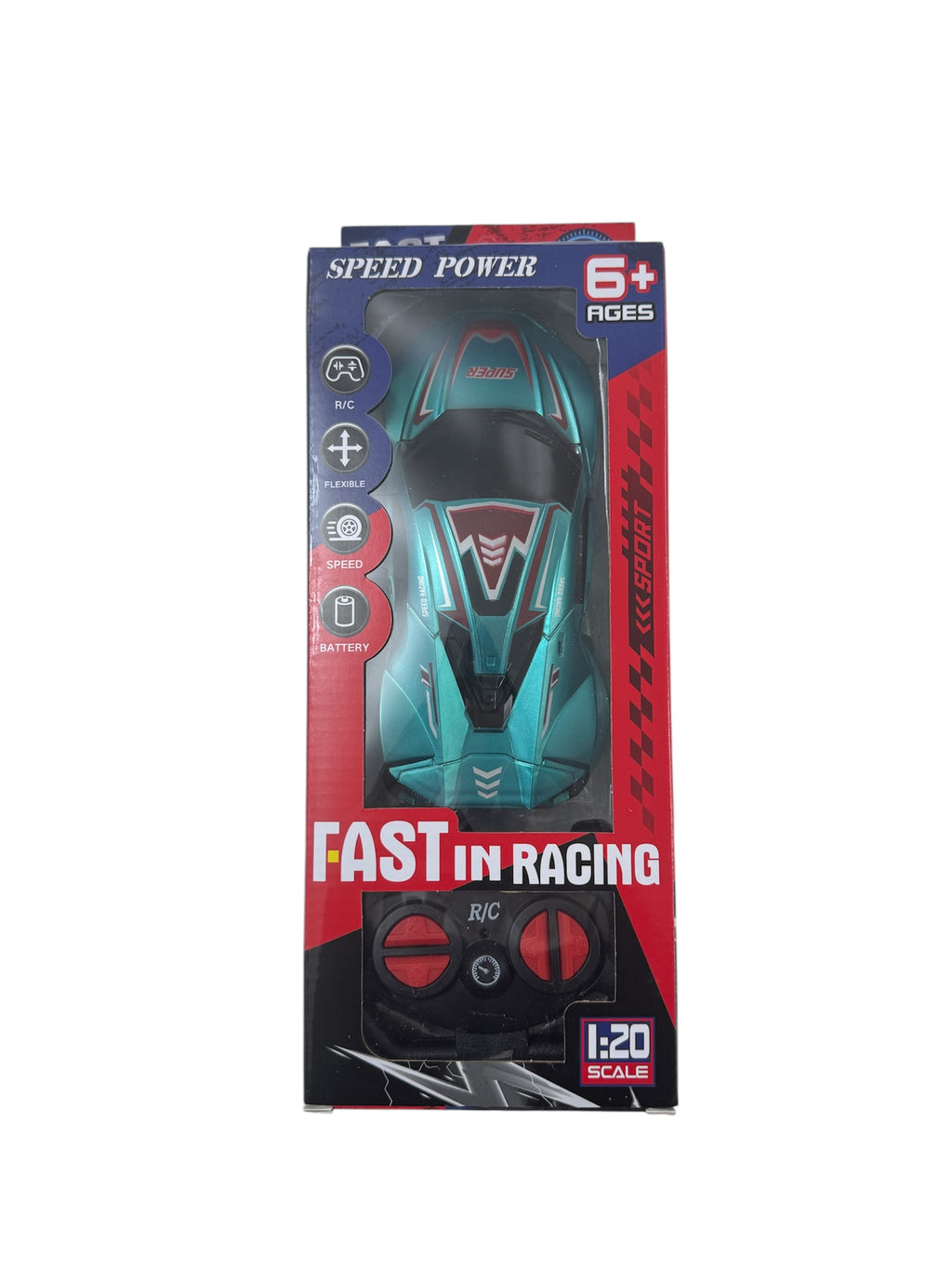Mașină cu telecomandă Fast in Racing, R/C, scară 1:20
