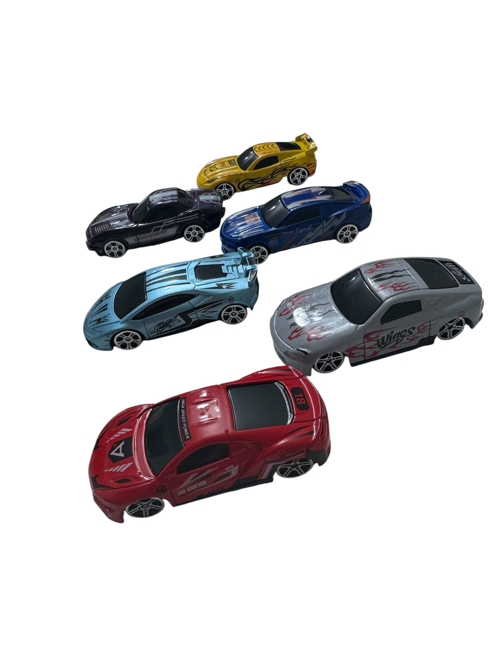 Set DIY Build Parking – Parcare modulară 3D cu 6 mașinuțe metalice