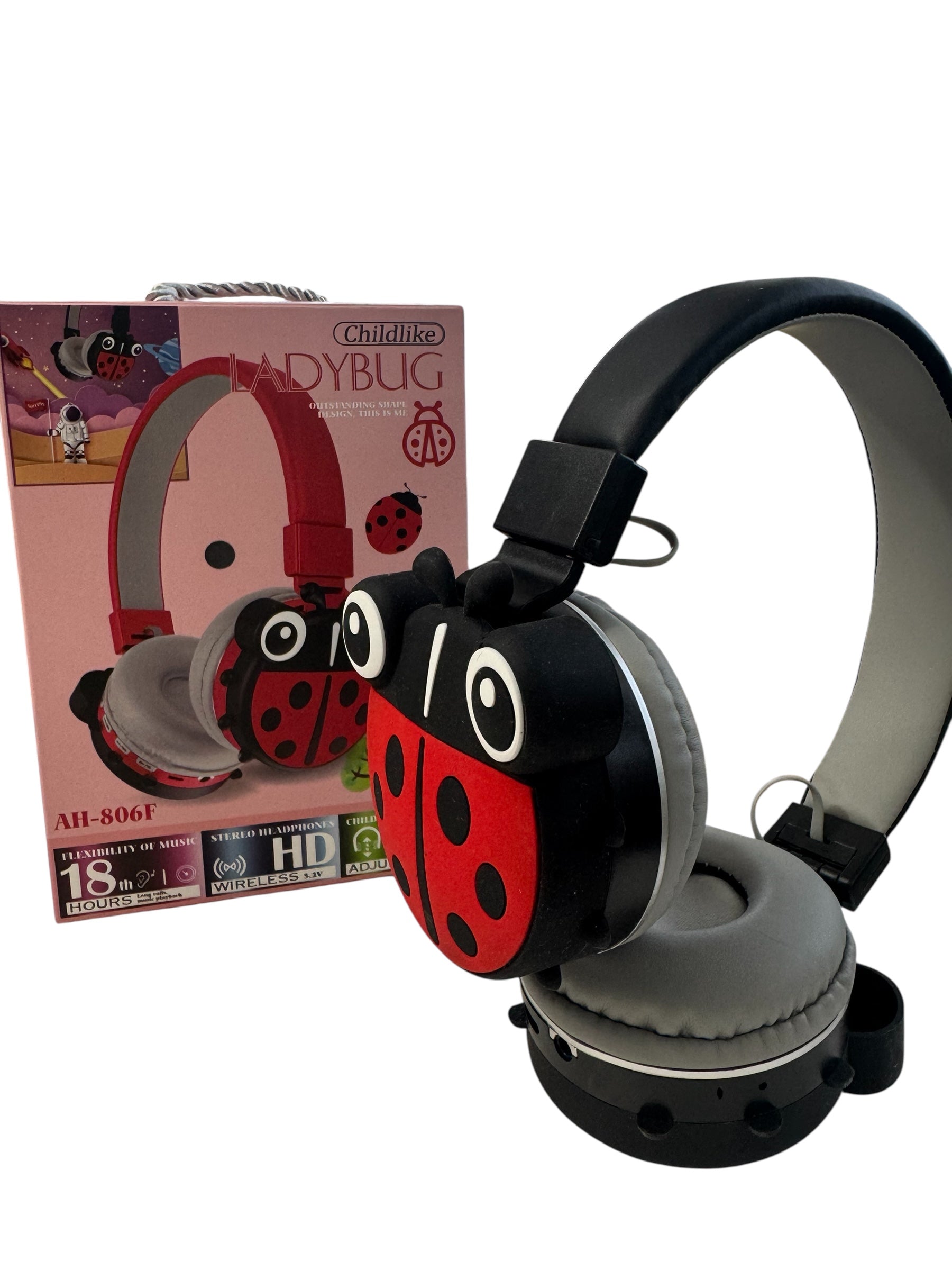 Căști Wireless pentru copii – Model Buburuză