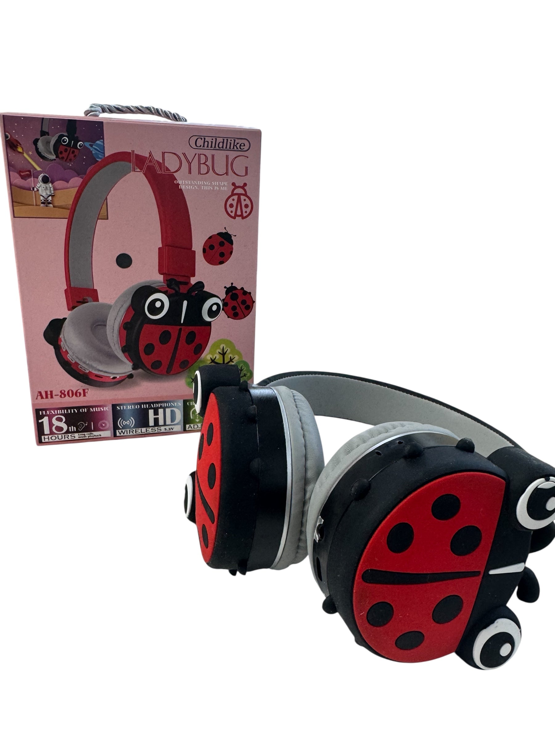 Căști Wireless pentru copii – Model Buburuză