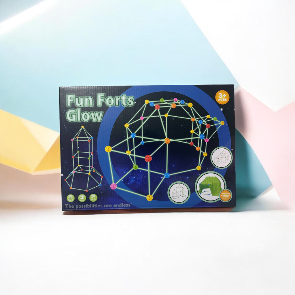 Set construcție creativă 3D – Fun Forts Glow (48 piese)