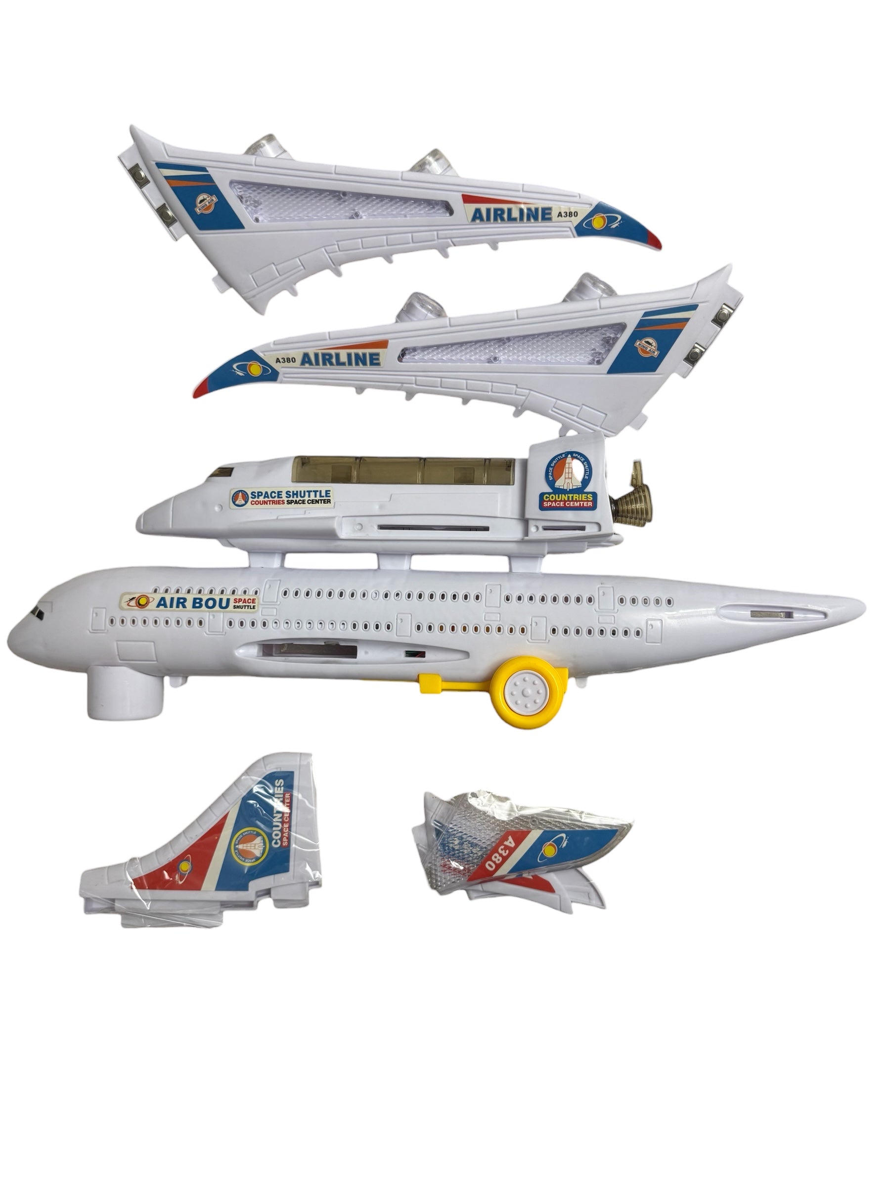 Avion de Jucărie și Navetă Spațială  cu Lumini și Sunete