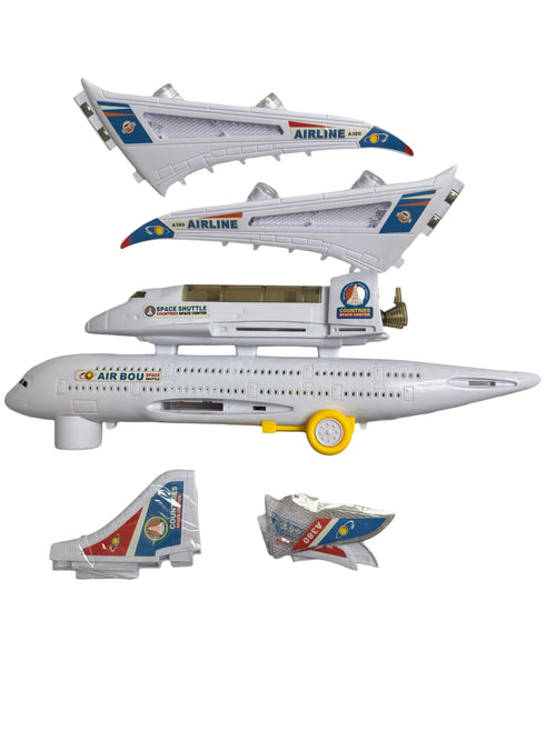 Avion de Jucărie și Navetă Spațială  cu Lumini și Sunete