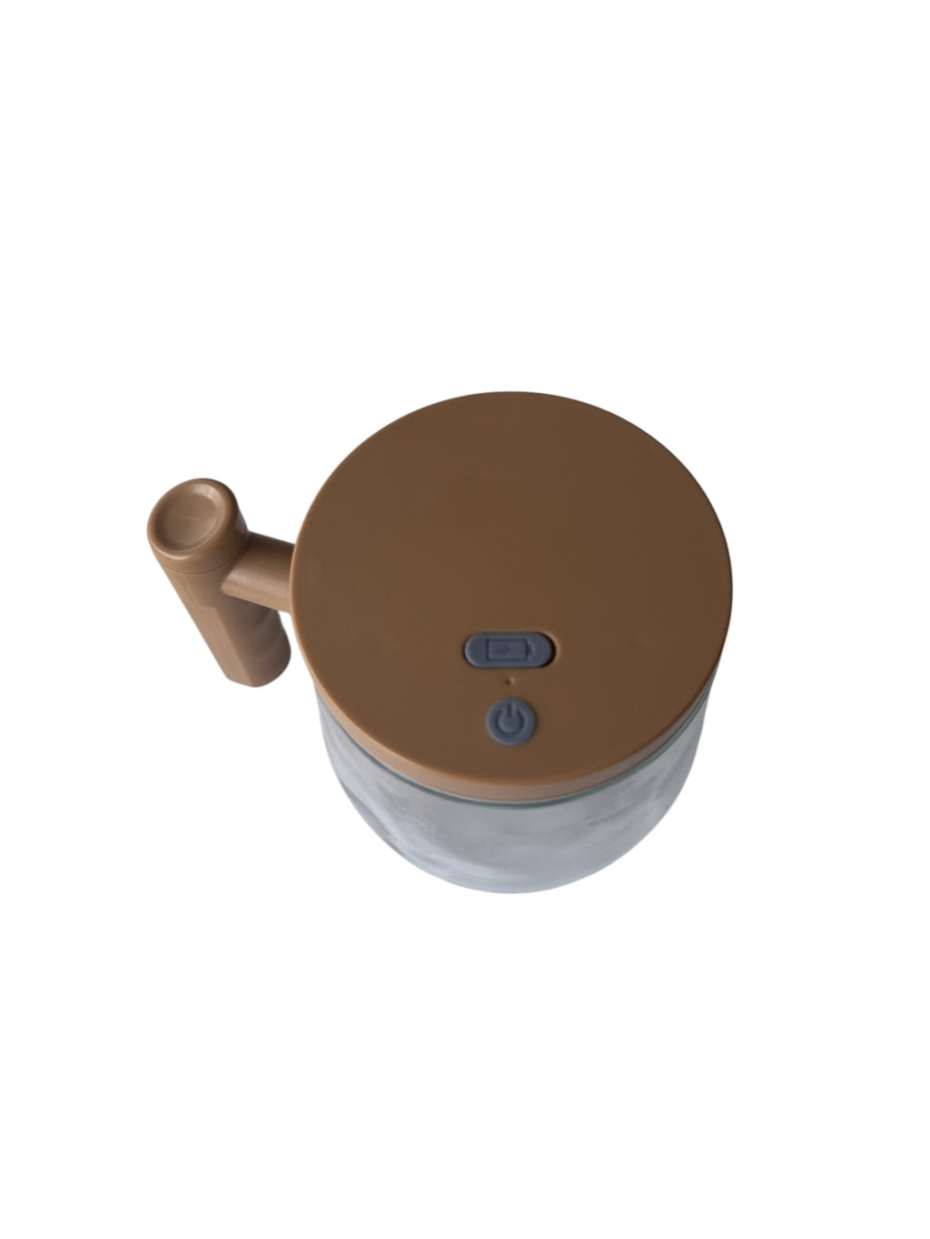 Cană cu Amestecare Automată, 400 ml, USB, Sticlă Borosilicată, Mixare printr-un Singur Buton