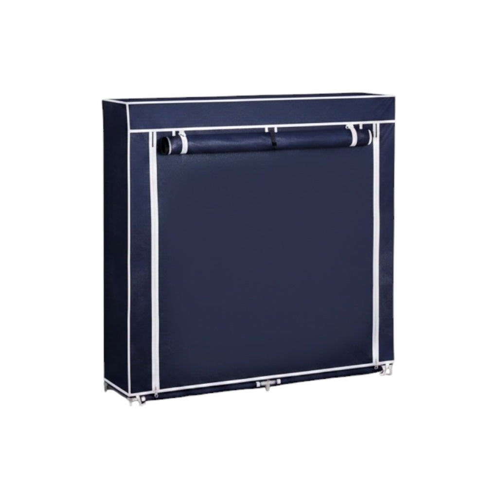 Pantofar Textil cu Husă Anti-Praf și Anti-Umiditate, 118 x 30 x 120 cm, 5 Niveluri