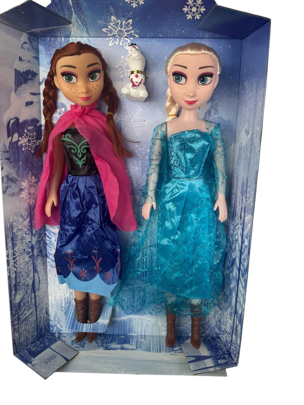 Set 2 Păpuși Prințese „Snow World” cu Accesoriu