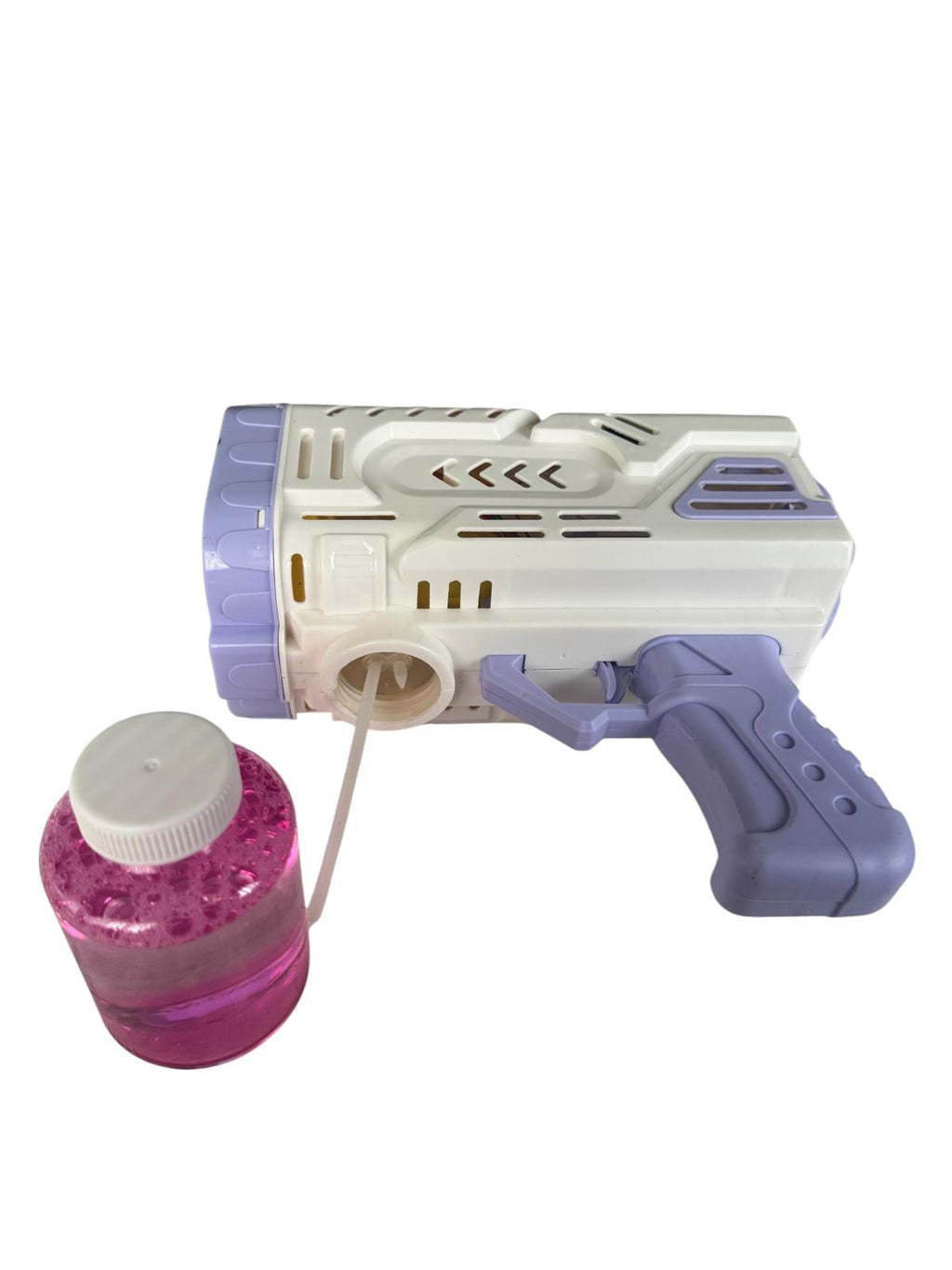 Pistol electric de baloane 16 găuri cu lumini și muzică – Bubble Gun Electric