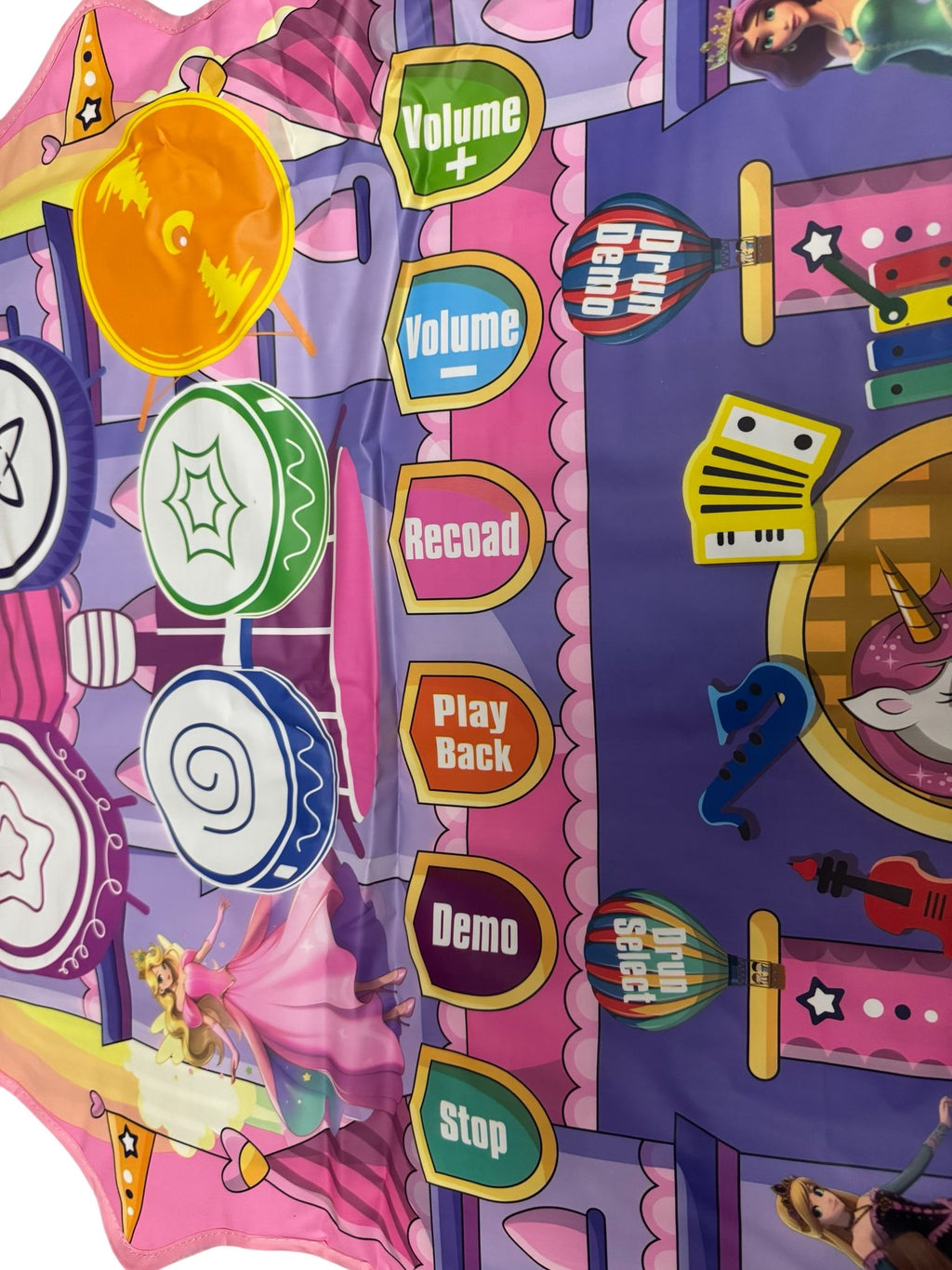 Covoraș muzical interactiv „The Castle” – Music Playmat 2 în 1