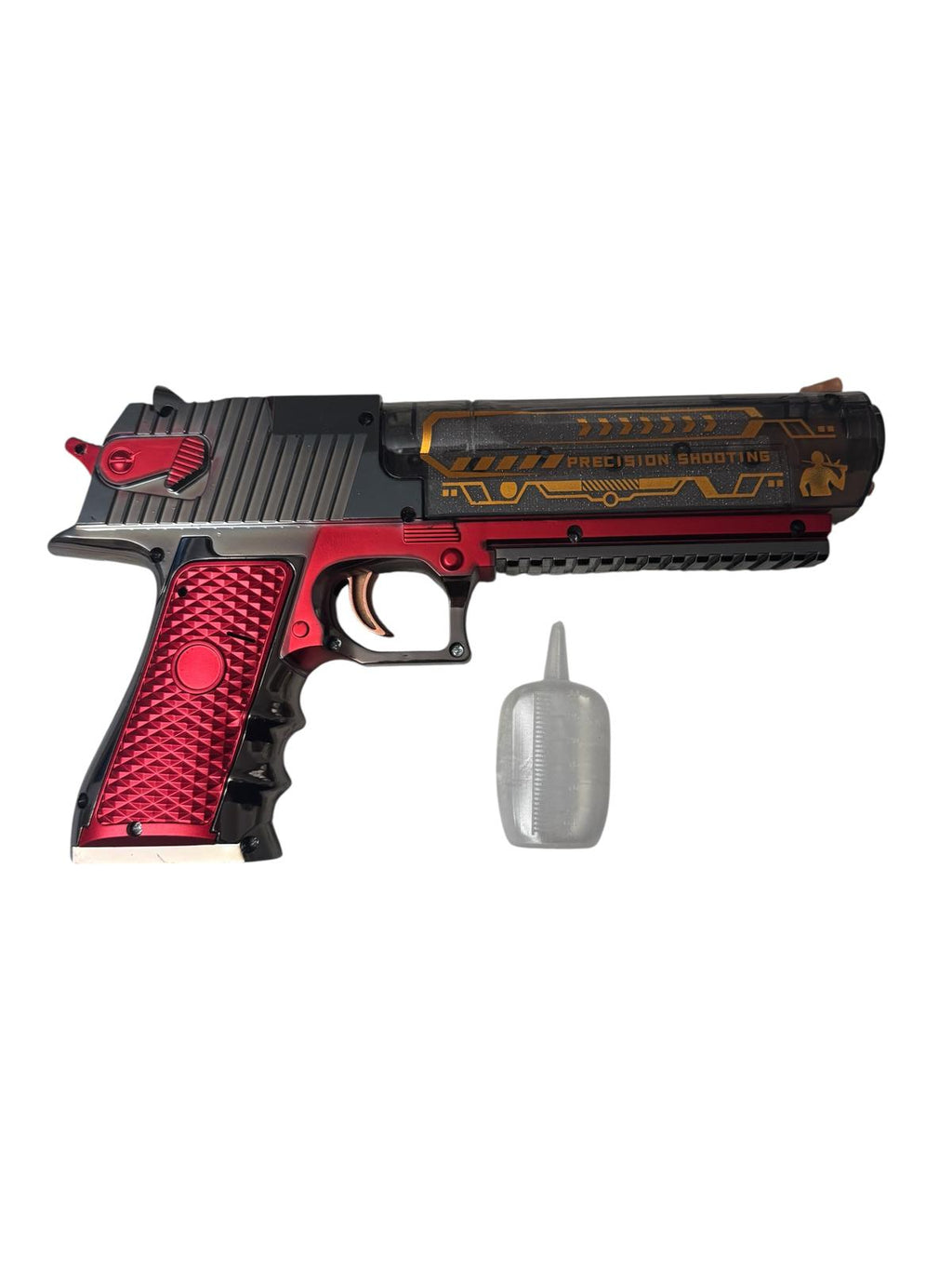 Pistol de jucărie cu apă, efecte luminoase și sonore – Light Spray, 25 cm