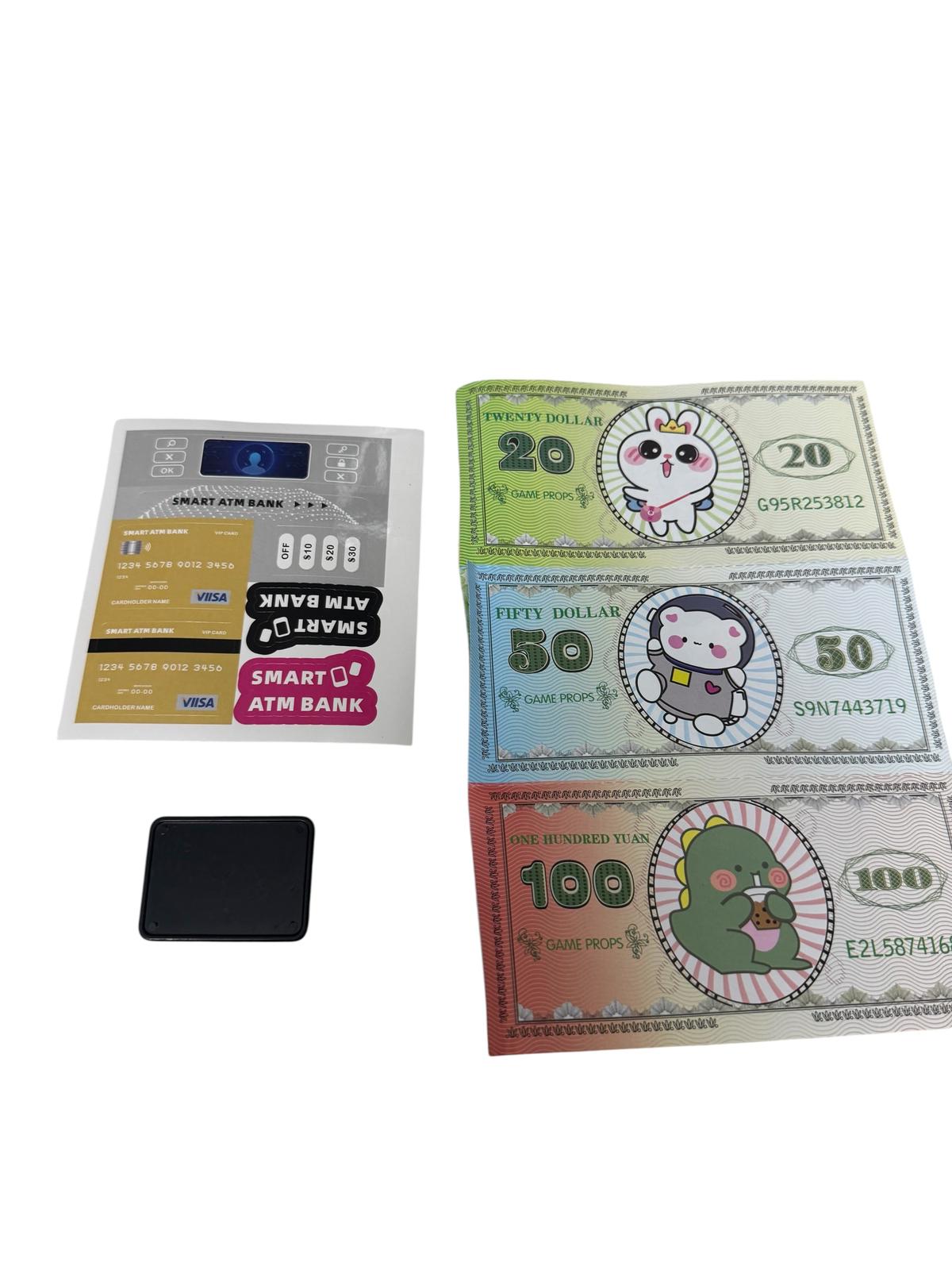 Bancomat electronic de Jucărie ATM cu parolă, card și efecte sonore