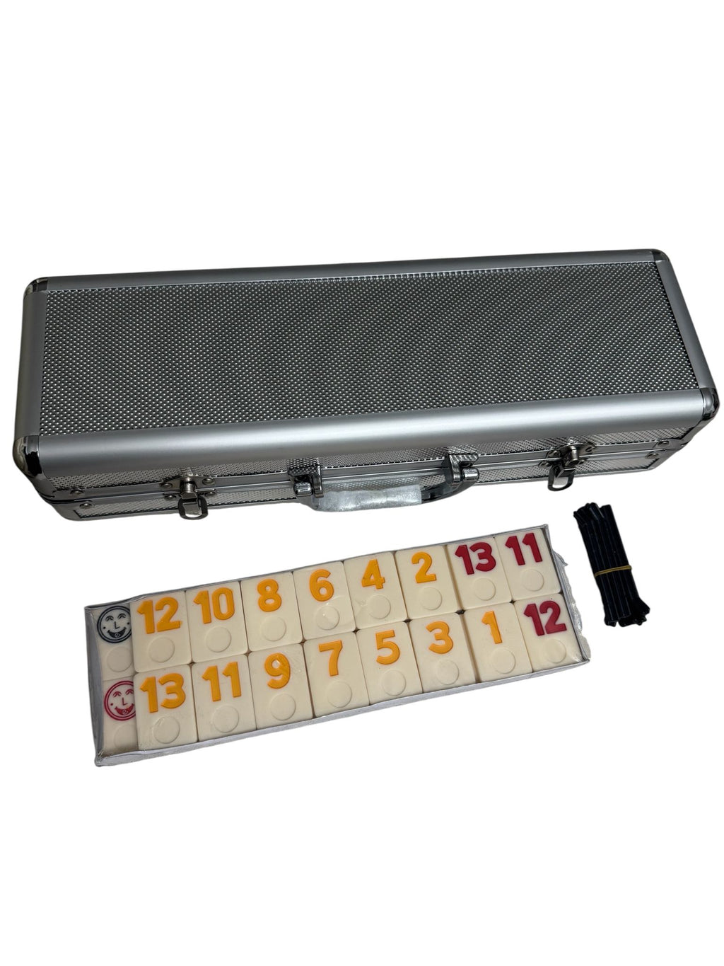 Joc Rummy cu tablă și valiză de depozitare, 106 piese